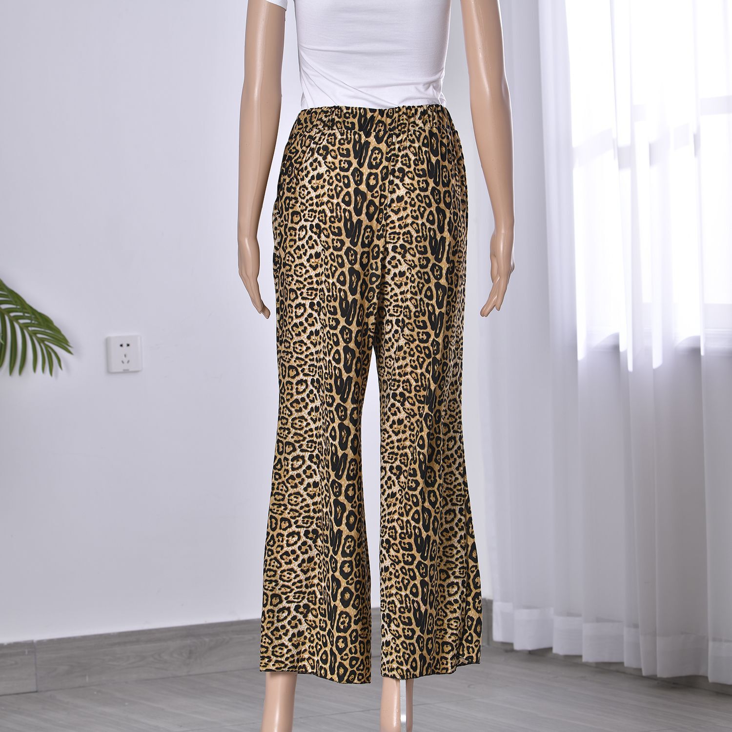 Hose leopardenmuster damen Clearance
